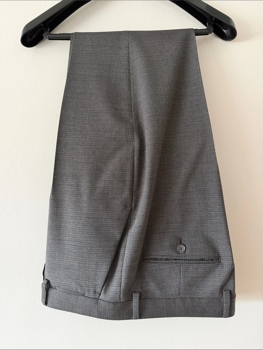 Express Men's Gray Slim Fit Wool Blend Stretch Suit 2-Piece Set 42R / 34x30